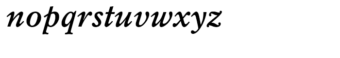 Mysl Bold Italic Font LOWERCASE