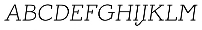 Mymra Forte Light Italic Font UPPERCASE