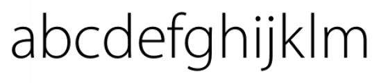 Myriad Hebrew Light Font LOWERCASE