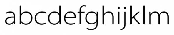 Myriad Pro SemiExtended Light Font LOWERCASE
