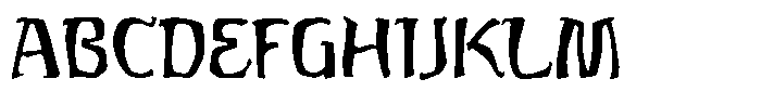 MYS Peripatetic Font UPPERCASE