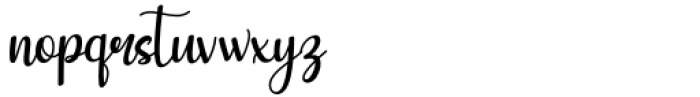 My Butterfly Regular Font LOWERCASE