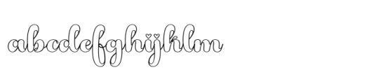 My Homey Belya Outline FONT