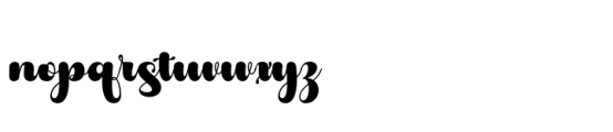 My Honey Belya Font LOWERCASE
