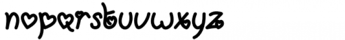 My Love Letter Two Font LOWERCASE