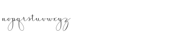 My love Script Regular Font LOWERCASE