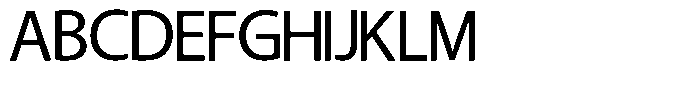 Mybasic Font UPPERCASE
