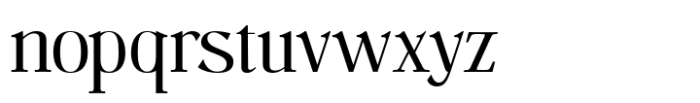 Myflora Serif Font LOWERCASE