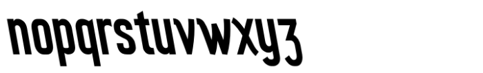 Myhota Black Backslant Font LOWERCASE