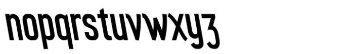 Myhota Extra Bold Backslant Font LOWERCASE