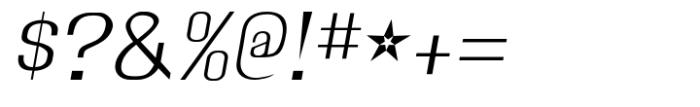 Myhota Italic Hatched Font OTHER CHARS