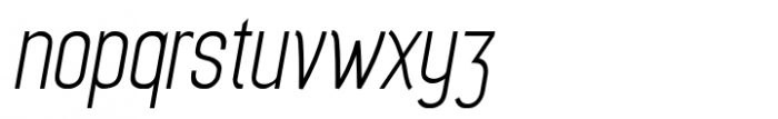 Myhota Light Italic Font LOWERCASE
