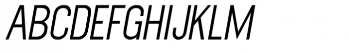Myhota Medium Italic Font UPPERCASE
