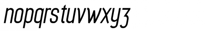 Myhota Medium Italic Font LOWERCASE