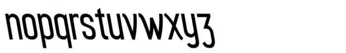 Myhota Semi Bold Backslant Font LOWERCASE
