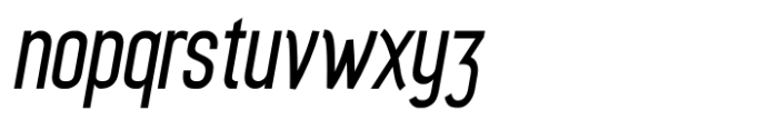 Myhota Semi Bold Italic Font LOWERCASE