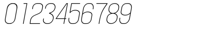 Myhota Thin Italic Font OTHER CHARS