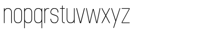 Myhota Thin Font LOWERCASE