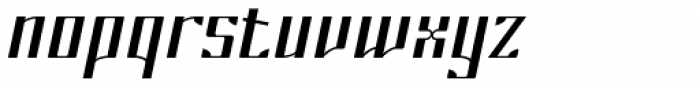 Myla Black Italic Font LOWERCASE