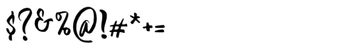 Mylan Gloria Font OTHER CHARS