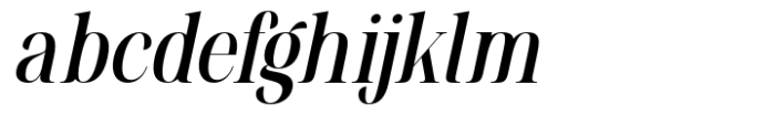 Mylierka Light Italic Font LOWERCASE