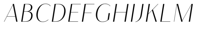Mylon Medium Italic Font UPPERCASE