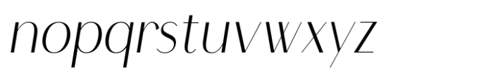 Mylon SemiBold Italic Font LOWERCASE