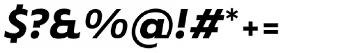 Mymoon Semi Bold Italic Font OTHER CHARS