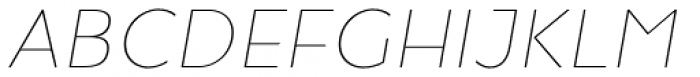 Mymoon Thin Italic Font UPPERCASE