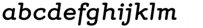 Mymra Bold Italic Font LOWERCASE