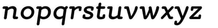 Mymra Bold Italic Font LOWERCASE
