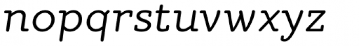 Mymra Italic Font LOWERCASE