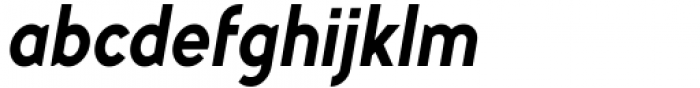 Myna Bold Italic Font LOWERCASE
