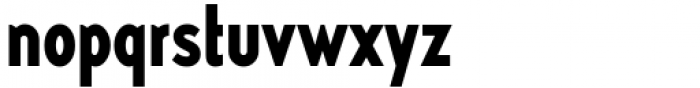 Myna Condensed Extra Bold Font LOWERCASE