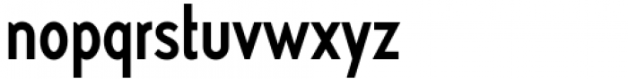 Myna Condensed Semi Bold Font LOWERCASE