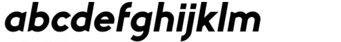 Myna Expanded Extra Bold Italic Font LOWERCASE