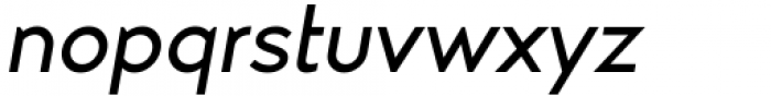 Myna Expanded Medium Italic Font LOWERCASE