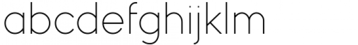 Myna Expanded Thin Font LOWERCASE