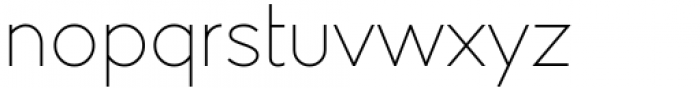 Myna Expanded Thin Font LOWERCASE