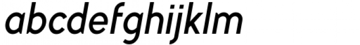 Myna Medium Italic Font LOWERCASE