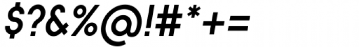 Myna Semi Bold Italic Font OTHER CHARS