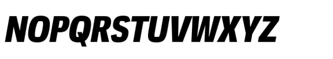 Mynor Black Condensed Italic Font UPPERCASE