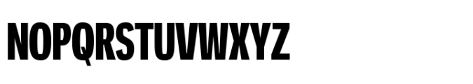 Mynor Extra Bold Compact Font UPPERCASE
