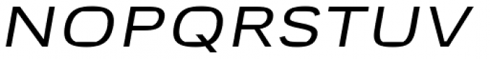 Mynor Regular Expanded Italic Font UPPERCASE