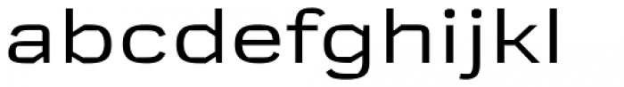 Mynor Regular Expanded Font LOWERCASE