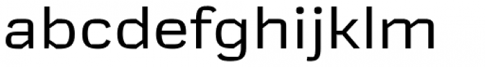 Mynor Regular Wide Font LOWERCASE