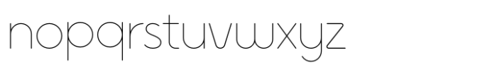Myoungwon Thin Bright Font LOWERCASE
