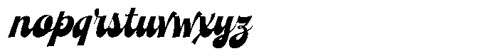 Myrak Font LOWERCASE
