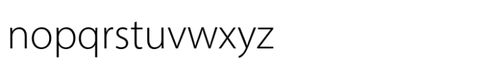 Myriad Arabic Light Font LOWERCASE