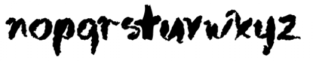 Mystere Font LOWERCASE